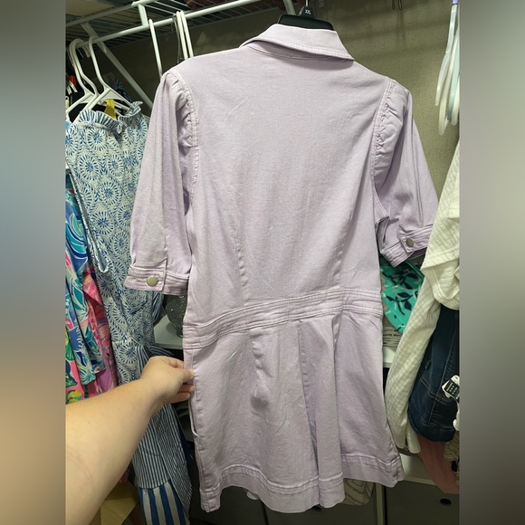 Day+moon lilac denim romper size large - Picture 5 of 6